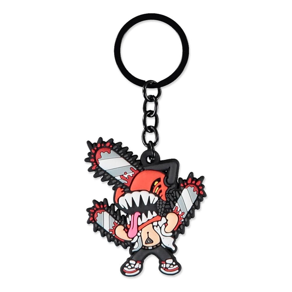 Chainsaw Man porte-clés caoutchouc Chainsaw Man