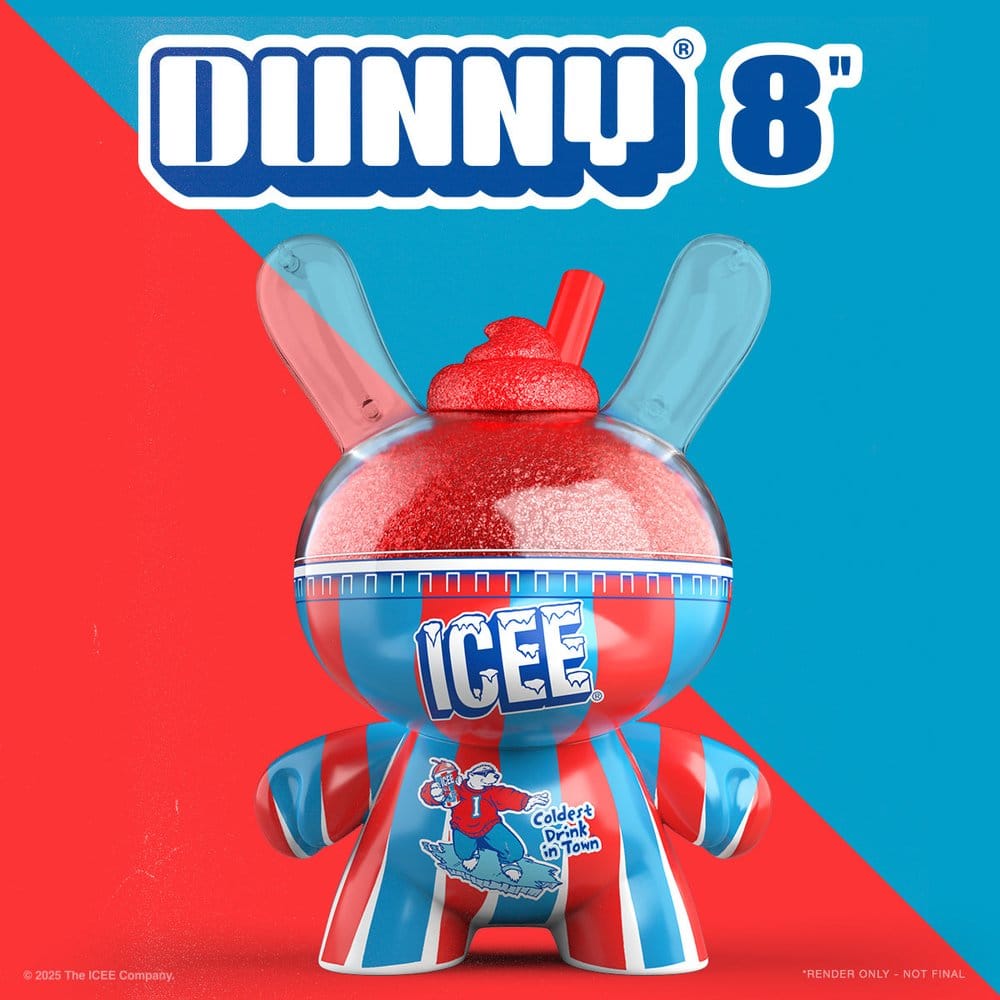 Icee Dunny art figurine Cherry Icee 20 cm