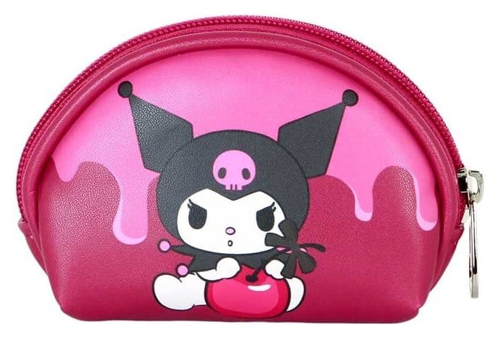 Sanrio Casual Oval Porte-monnaie Kuromi Cherry
