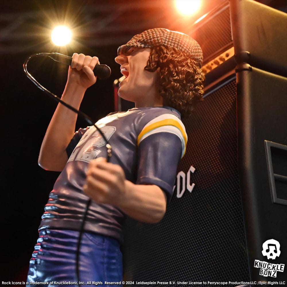 AC/DC statuette Rock Iconz Brian Johnson 23 cm