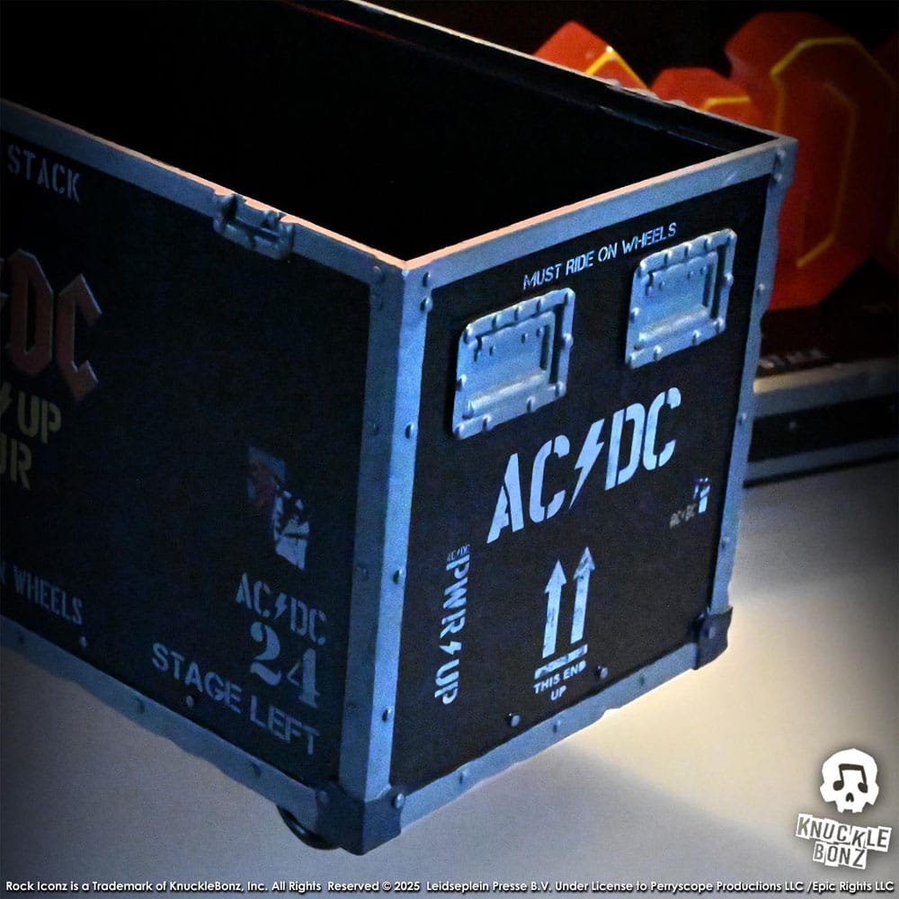 AC/DC statuette Rock Ikonz On Tour PWR UP Tour Road Case