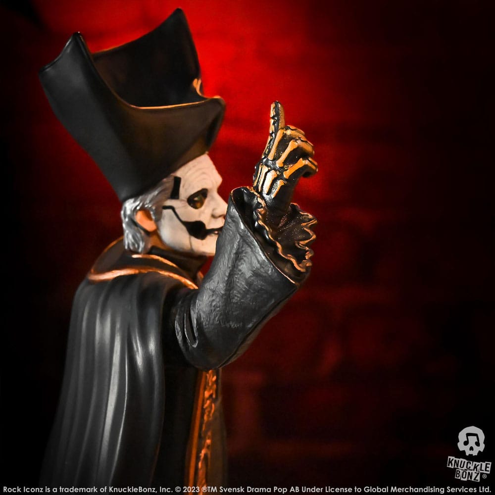 Ghost statuette Rock Iconz 1/9 Papa Emeritus IV (Black Robes) 22 cm