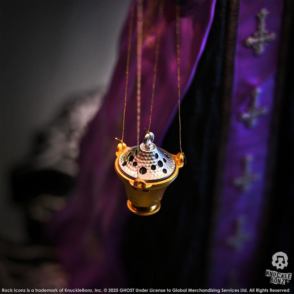 Ghost statuette Rock Iconz Papa V Perpetua Purple Robes 22 cm