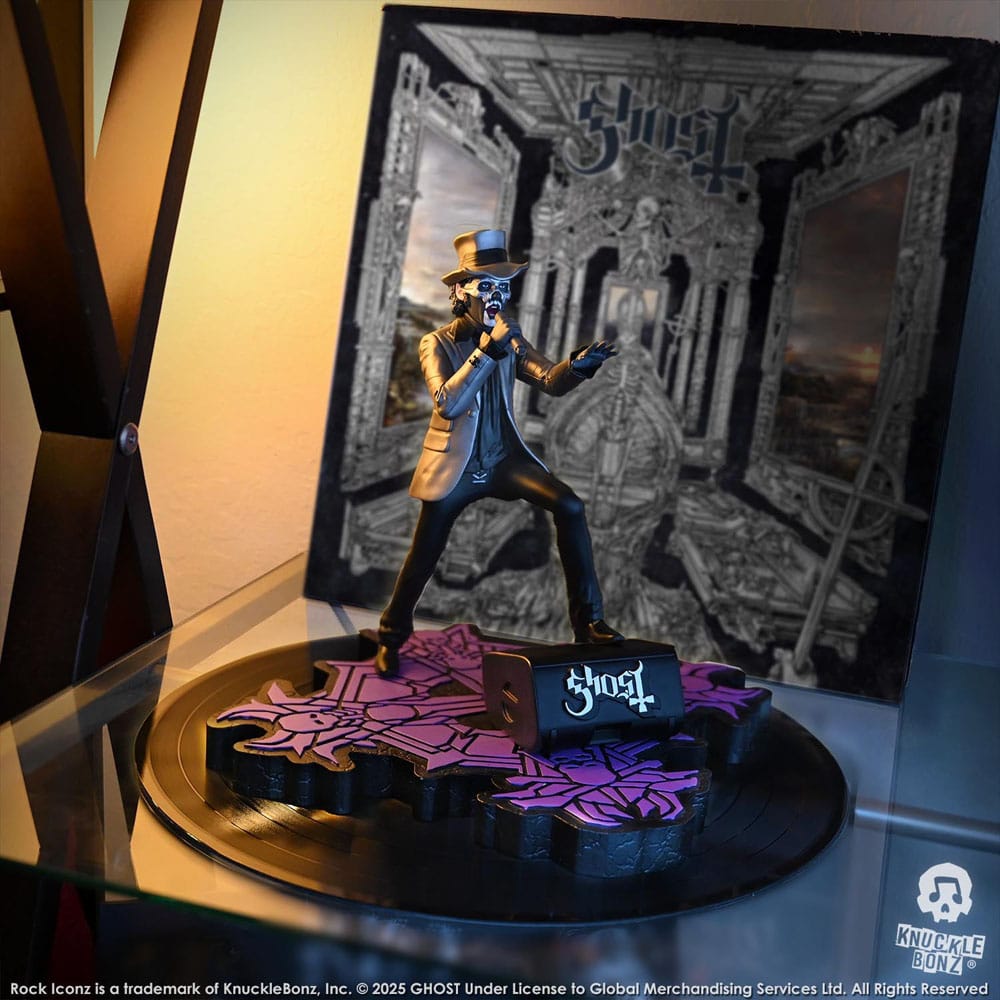 Ghost statuette Rock Iconz Papa V Perpetua Top Hat 22 cm