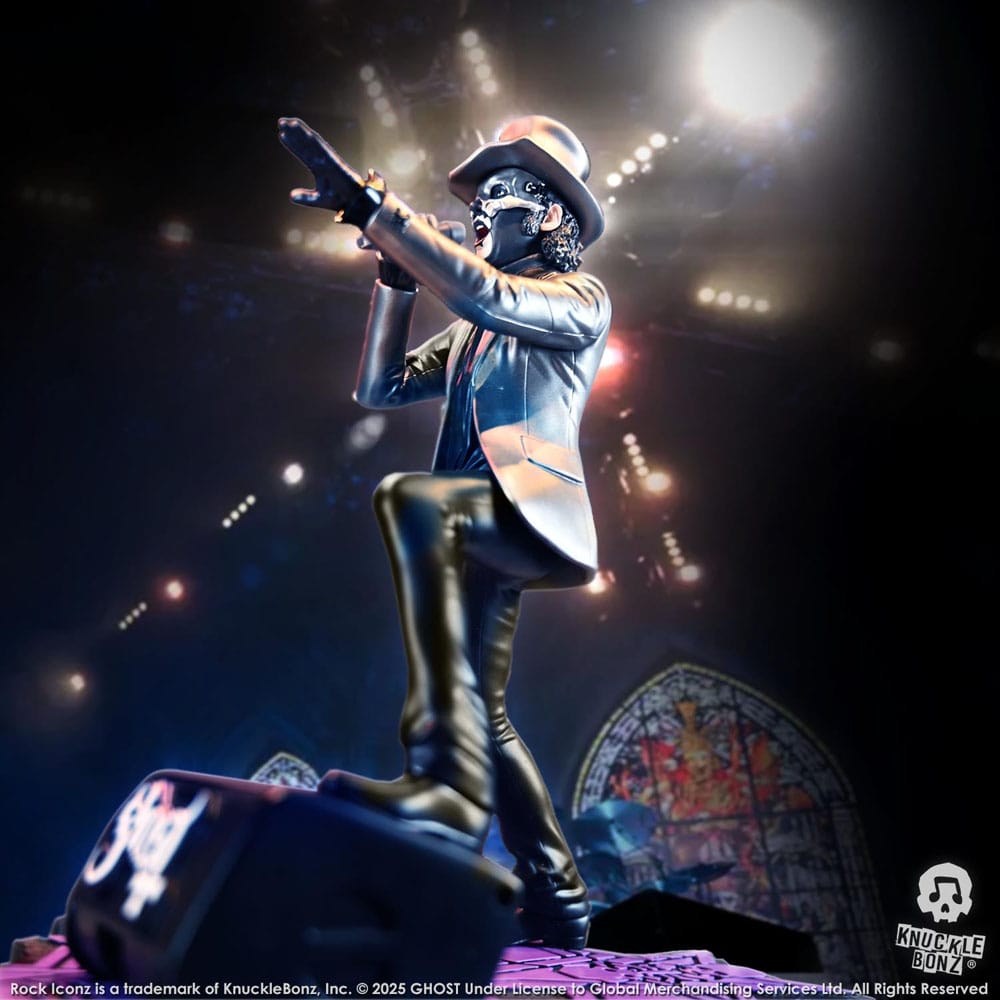 Ghost statuette Rock Iconz Papa V Perpetua Top Hat 22 cm