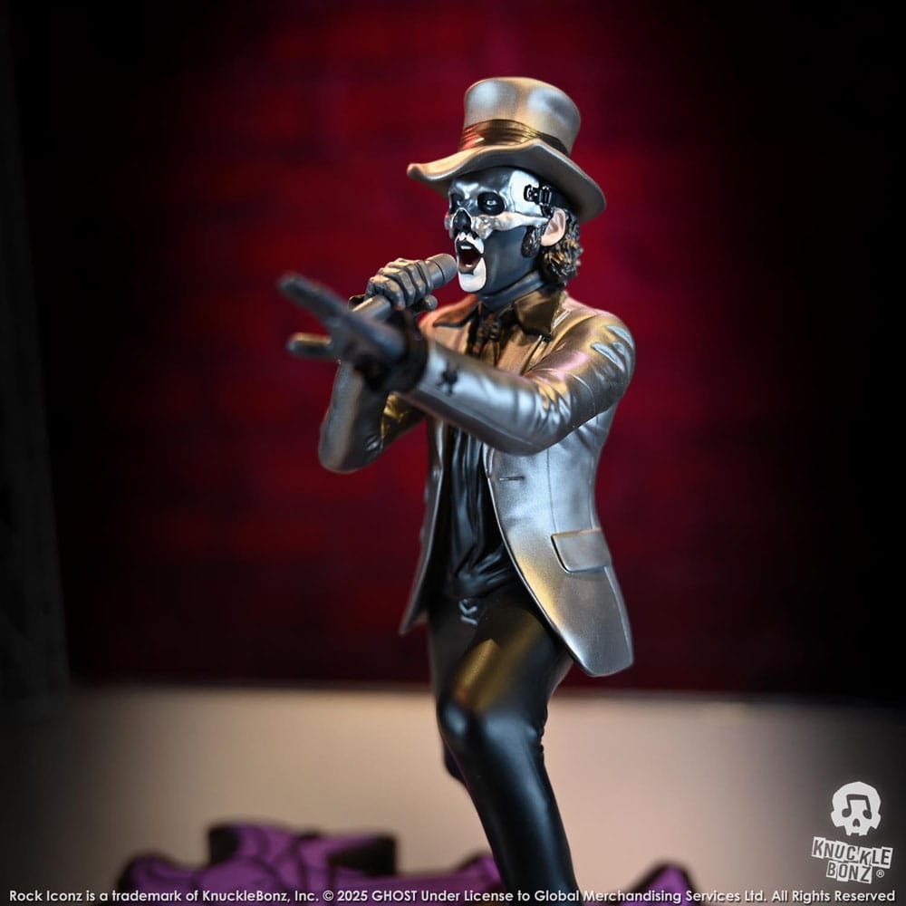 Ghost statuette Rock Iconz Papa V Perpetua Top Hat 22 cm