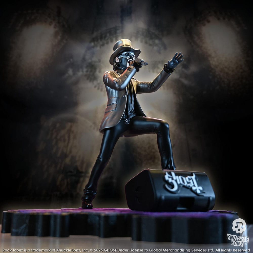 Ghost statuette Rock Iconz Papa V Perpetua Top Hat 22 cm
