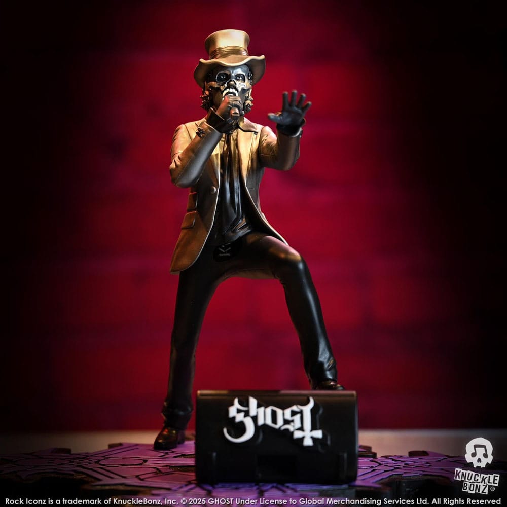 Ghost statuette Rock Iconz Papa V Perpetua Top Hat 22 cm
