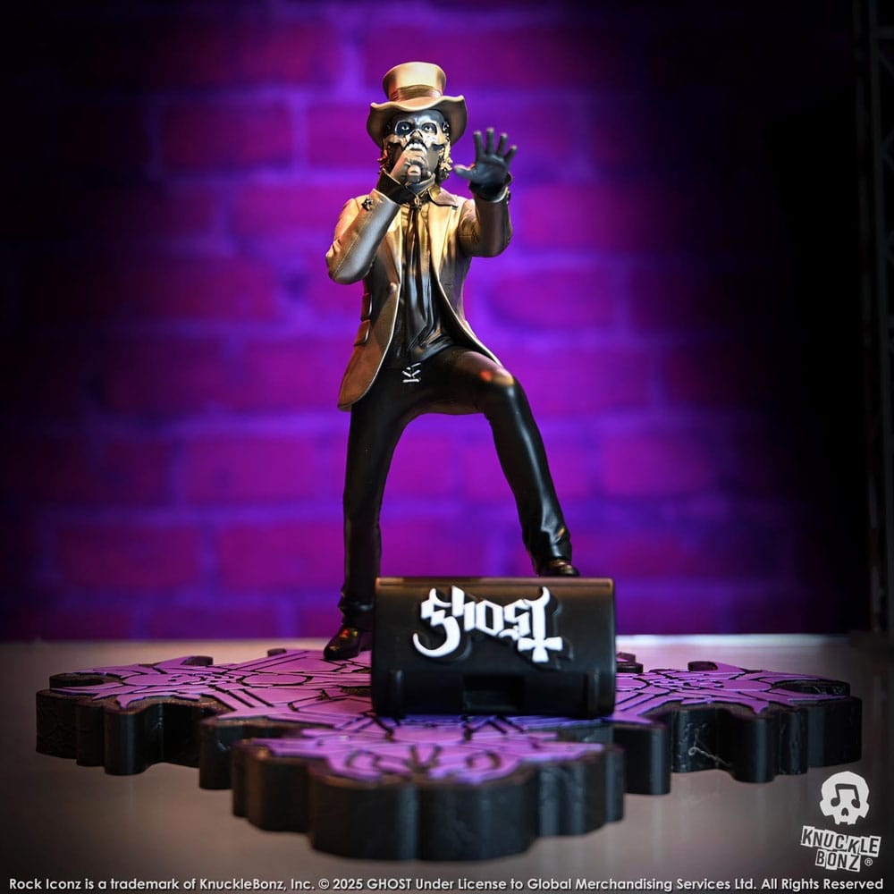 Ghost statuette Rock Iconz Papa V Perpetua Top Hat 22 cm