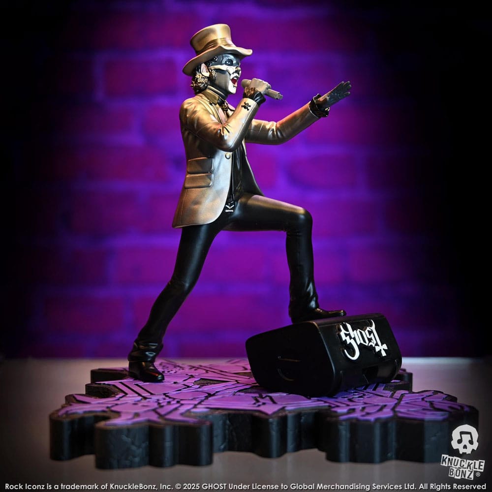 Ghost statuette Rock Iconz Papa V Perpetua Top Hat 22 cm