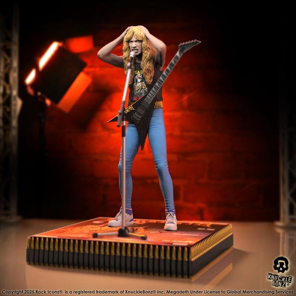 Megadeth Rock Iconz Statuette Dave Mustaine II 22 cm