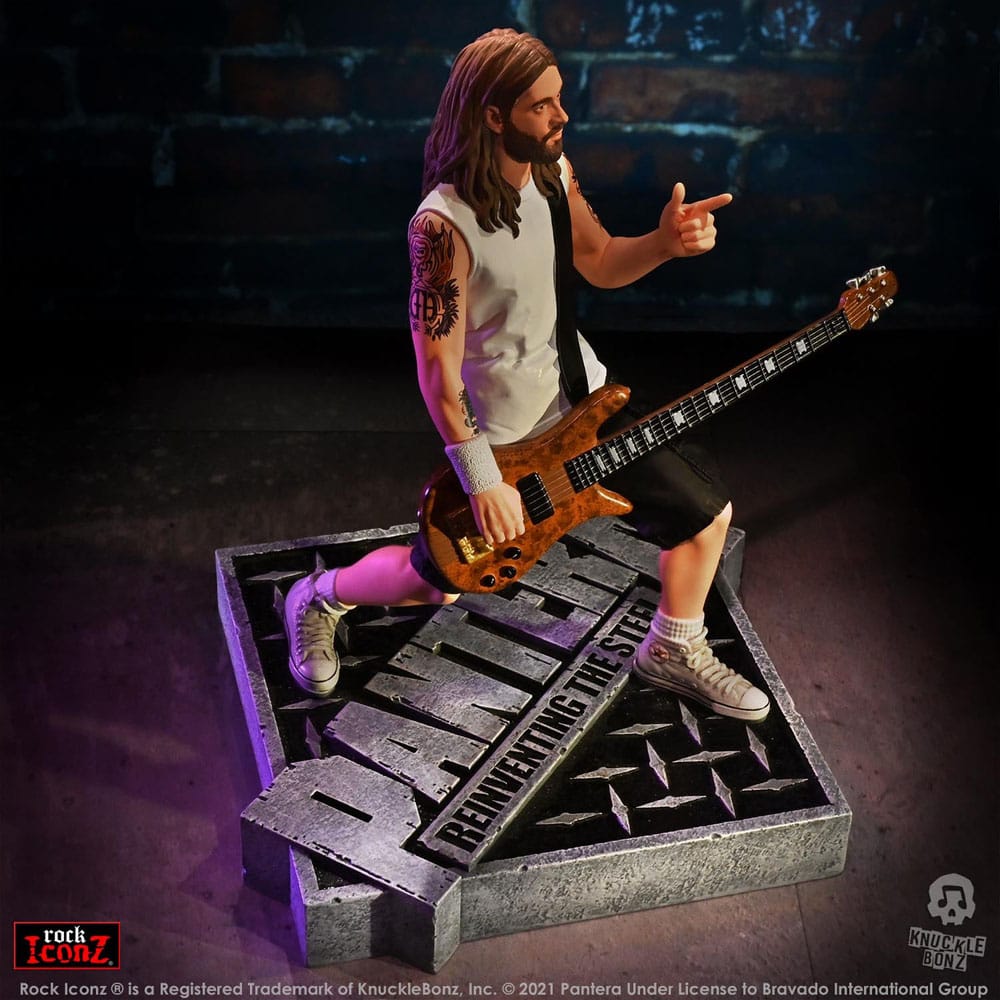 Pantera statuette Rock Iconz Rex Brown (Reinventing the Steel) 22 cm