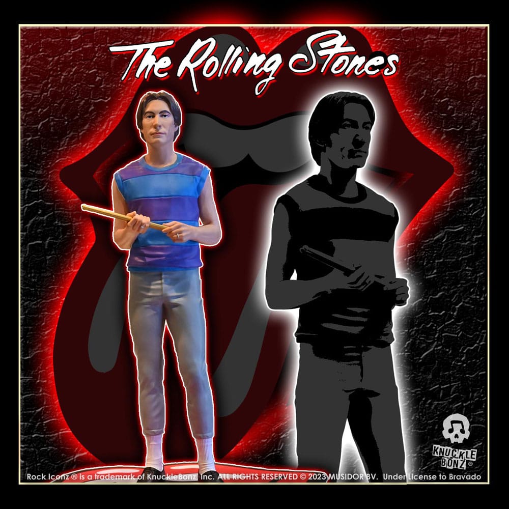 The Rolling Stones statuette Rock Iconz Charlie Watts (Tattoo You Tour 1981) 22 cm