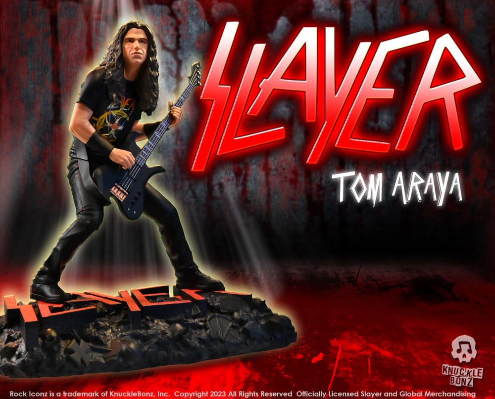 Slayer statuette Rock Iconz 1/9 Tom Araya II 22 cm