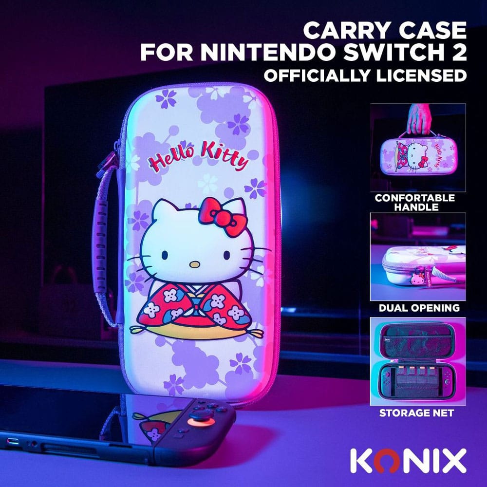 Sanrio sac de transport portable Switch 2 Hello Kitty 3D