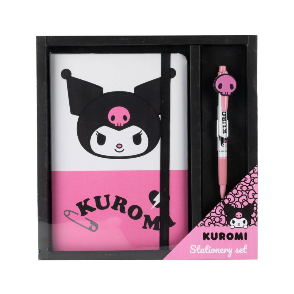 Sanrio carnet de notes avec stylo set cadeau Kuromi