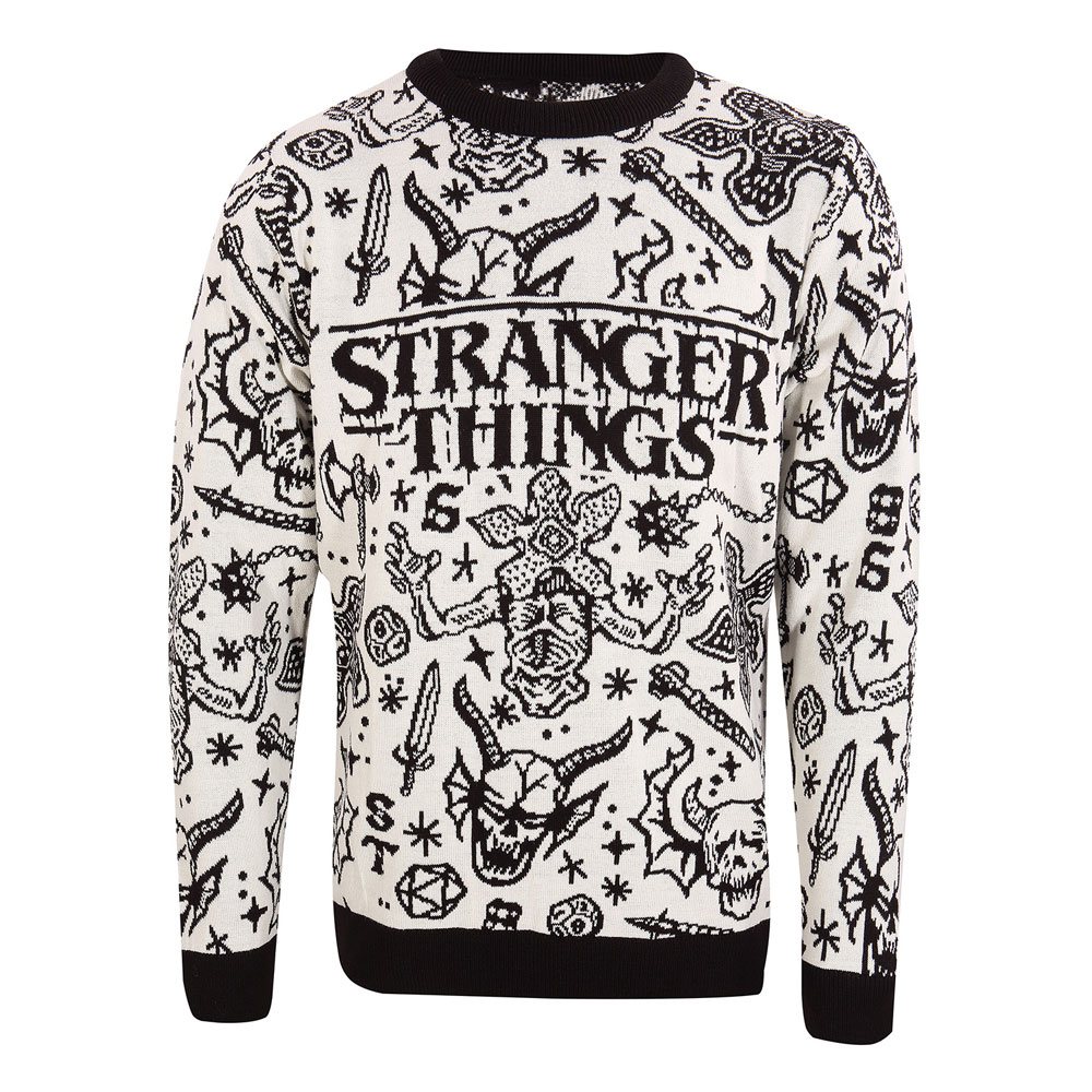 Stranger Things Sweatshirt Christmas Jumper Collage (L)