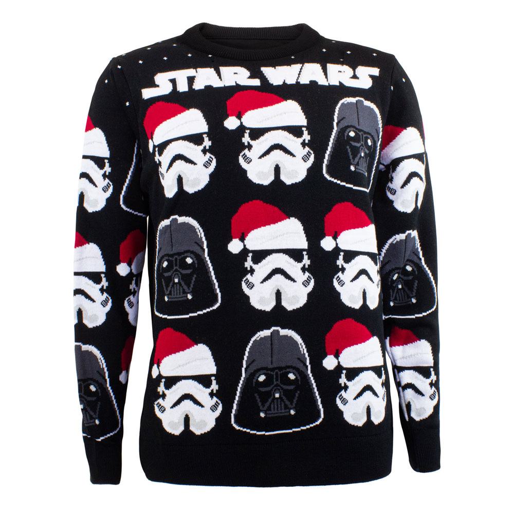 Star Wars Sweatshirt Christmas Jumper Darth Vader / Stormtrooper (XL)