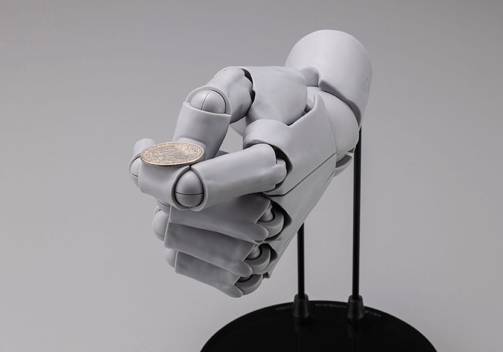 Takahiro Kagami Artist Support Item Hand PVC 1/1 Model Men /L Gray 22 cm