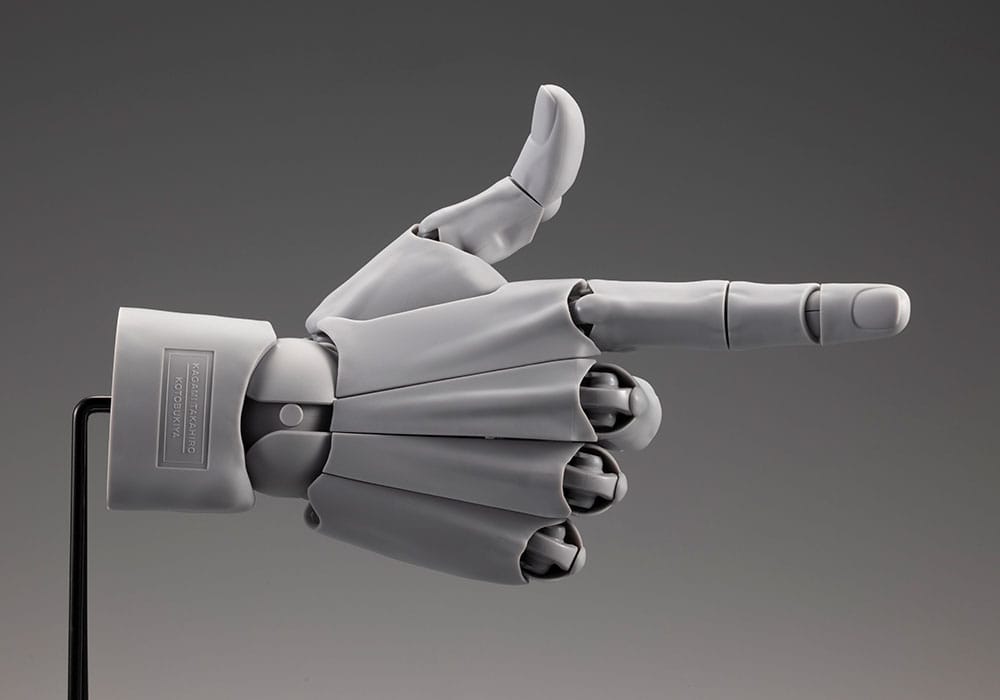 Takahiro Kagami Artist Support Item Hand PVC 1/1 Model Men /R Grey 22 cm