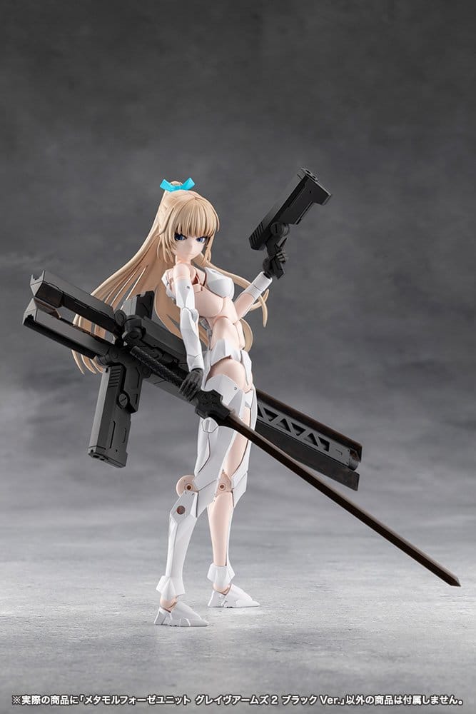 Megalomaria Unlimited Universe accessoires Plastic Model Kit Metamorphose Unit Grave Arms 2 Black Ver.