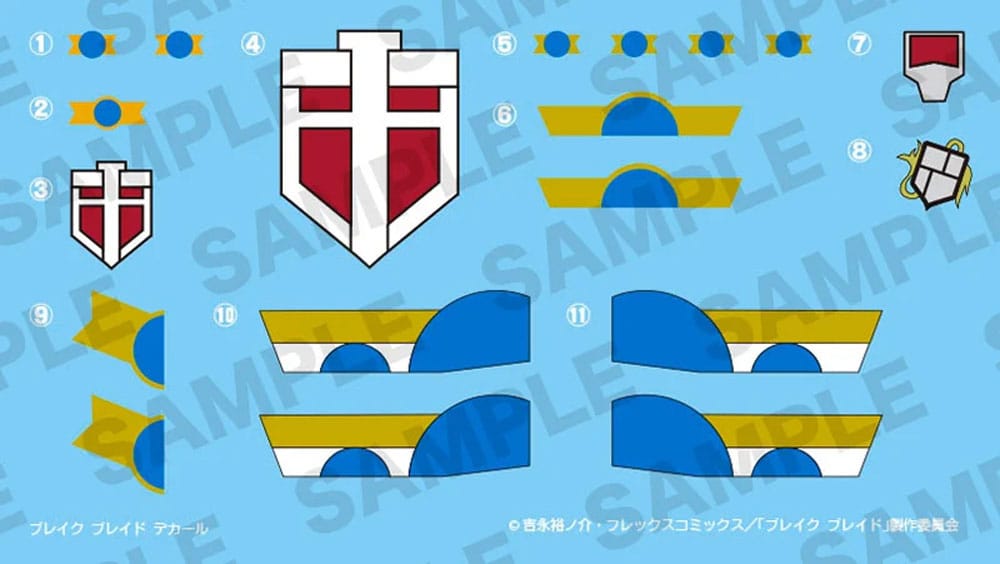 Broken Blade figurine Plastic Model Kit 1/60 Delphine Renewal Ver. 17 cm