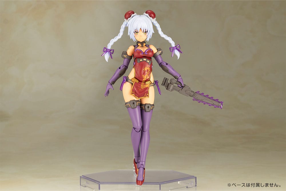 Frame Arms Girl figurine Plastic Model Kit Hresvelgr=Rufus Qipao Ver. 17 cm