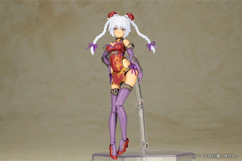 Frame Arms Girl figurine Plastic Model Kit Hresvelgr=Rufus Qipao Ver. 17 cm