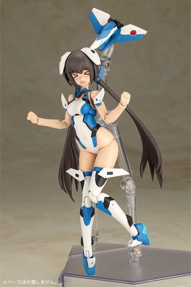 Frame Arms Girl figurine Plastic Model Kit Stylet Swimsuit Blue Impulse Color Ver. 16 cm