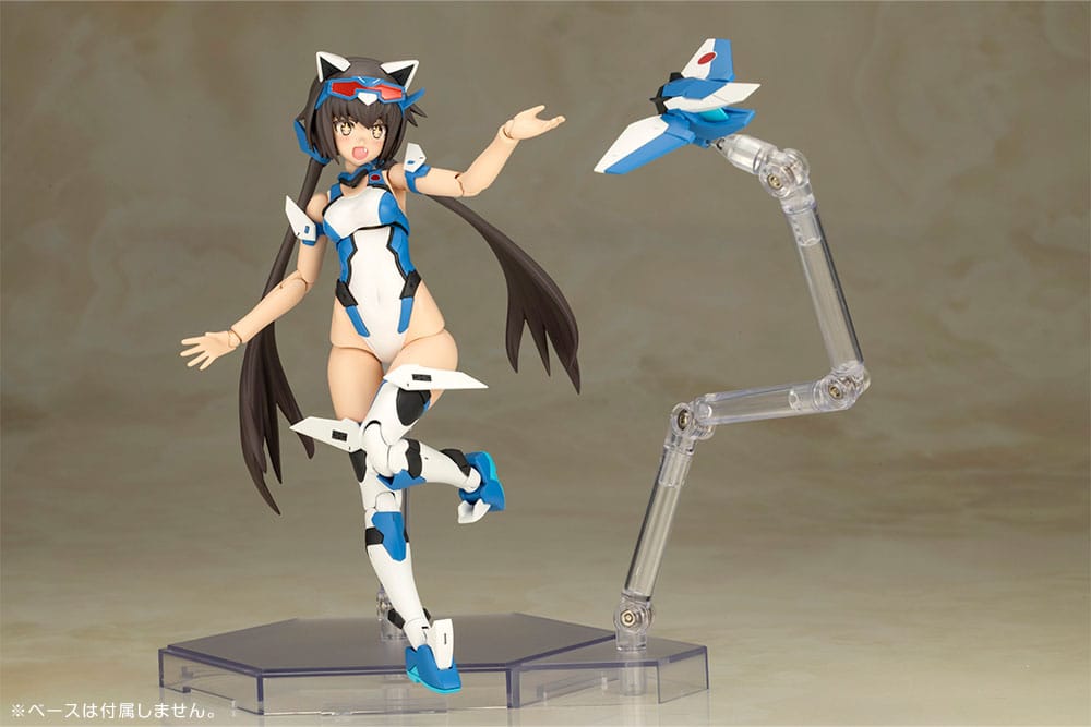 Frame Arms Girl figurine Plastic Model Kit Stylet Swimsuit Blue Impulse Color Ver. 16 cm