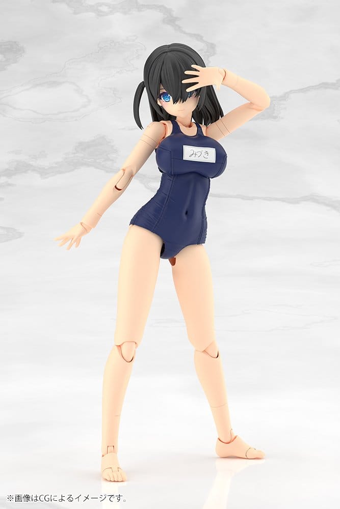 Frame Arms Girl Plastic Model Kit Mizuki School Swimsuits Ver. 16 cm