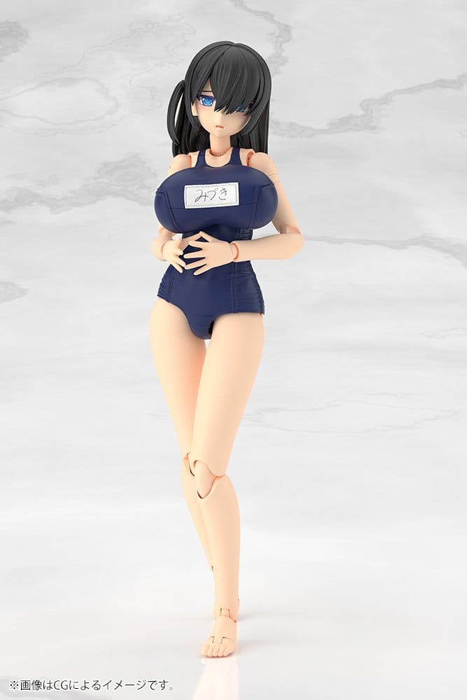Frame Arms Girl Plastic Model Kit Mizuki School Swimsuits Ver. 16 cm