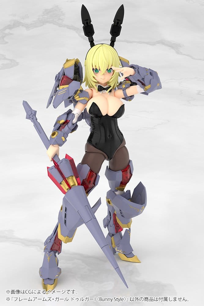 Frame Arms Girl Plastic Model Kit Durga Bunny Style 18 cm