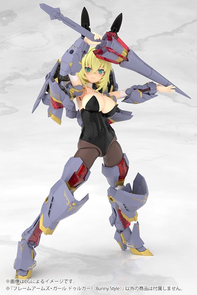 Frame Arms Girl Plastic Model Kit Durga Bunny Style 18 cm