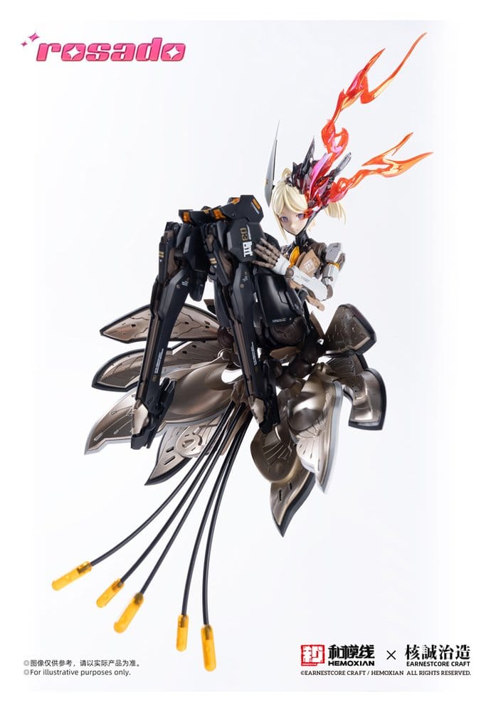 Original Character Plastic Kit 1/10 Rosado Project RS-03 Starflower Lily MK3 20 cm
