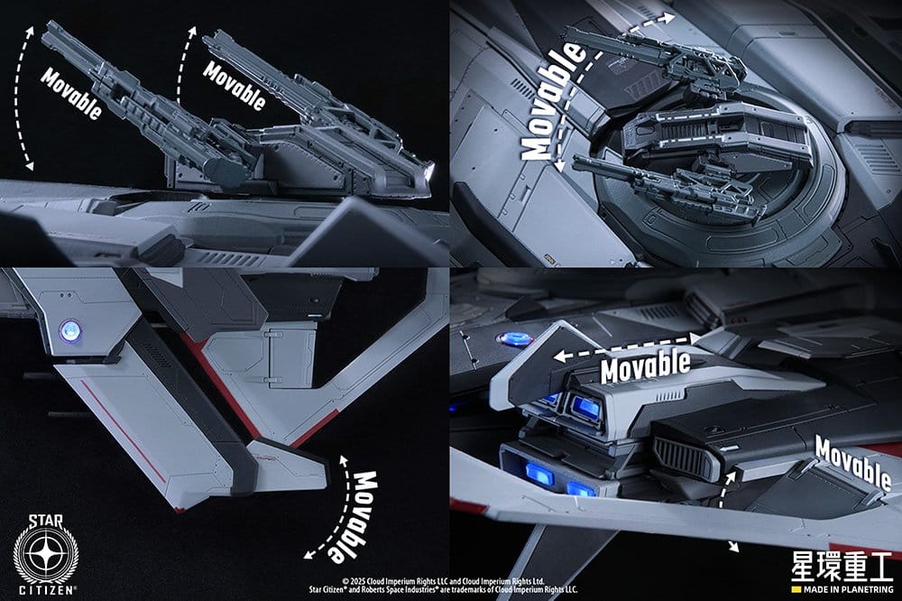 Star Citizen figurine Plastic Model Kit 1/100 Anvil F8C Lightning 25 cm