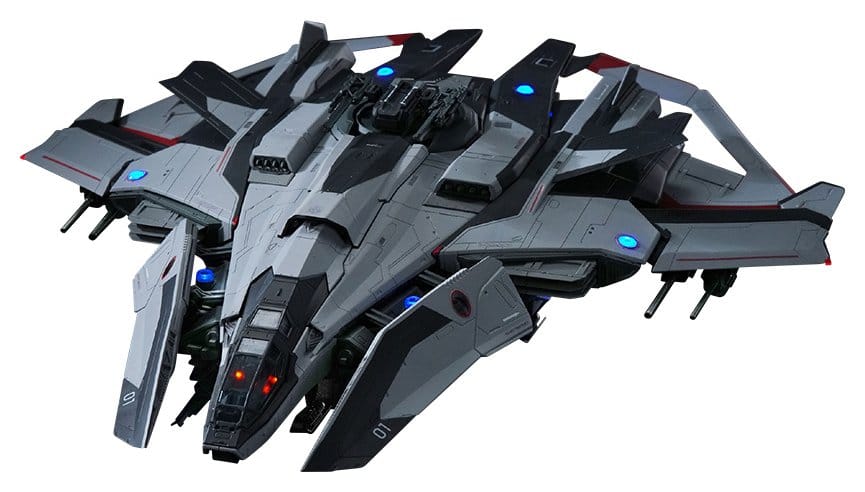 Star Citizen figurine Pre-assembled Plastic Model Kit 1/100 Anvil F8C Lightning Pre-Assembled Finished Model Ver. 25 cm