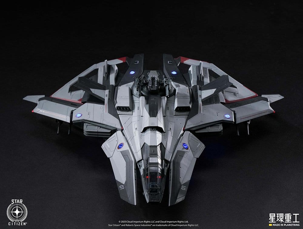 Star Citizen figurine Pre-assembled Plastic Model Kit 1/100 Anvil F8C Lightning Pre-Assembled Finished Model Ver. 25 cm