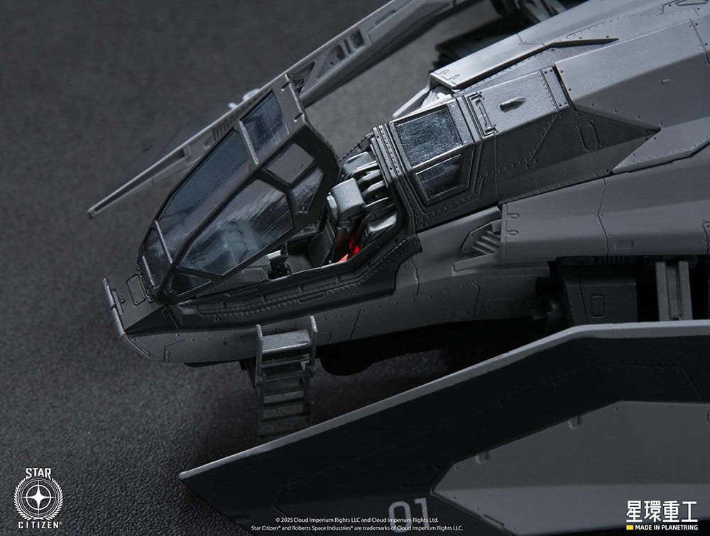Star Citizen figurine Pre-assembled Plastic Model Kit 1/100 Anvil F8C Lightning Pre-Assembled Finished Model Ver. 25 cm