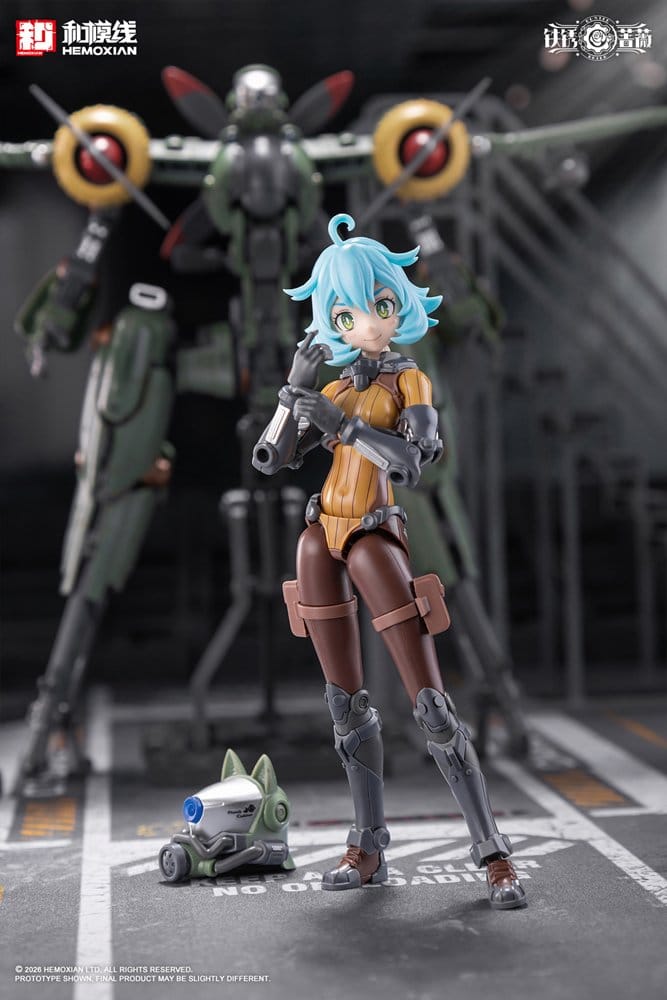 Rusted Brier Plastic Model Kit 1/12 Rhande Koskinen & RTP-10A cutting edge V-HS Tactical Fighter 20 cm