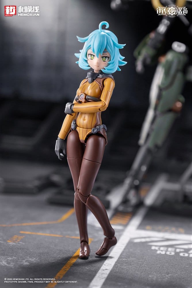 Rusted Brier Plastic Model Kit 1/12 Rhande Koskinen & RTP-10A cutting edge V-HS Tactical Fighter 20 cm