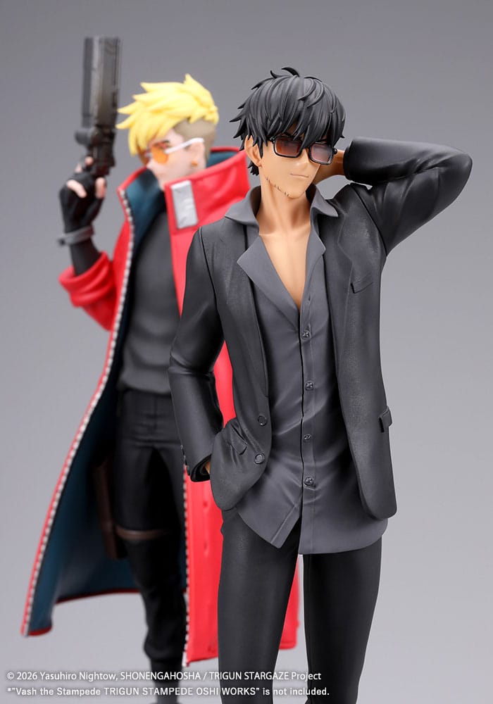 Trigun Stampede statuette PVC Oshi Works 1/8 Nicholas D. Wolfwood 22 cm