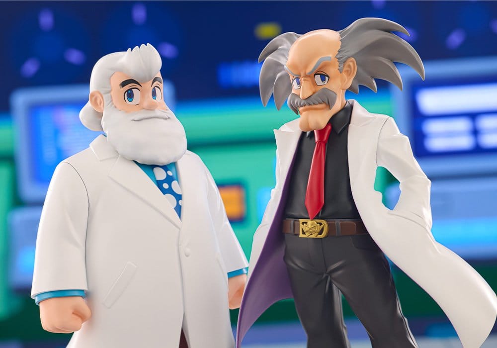 Mega Man pack 2 figurines PVC Oshi Works Dr. Wily & Dr. Light