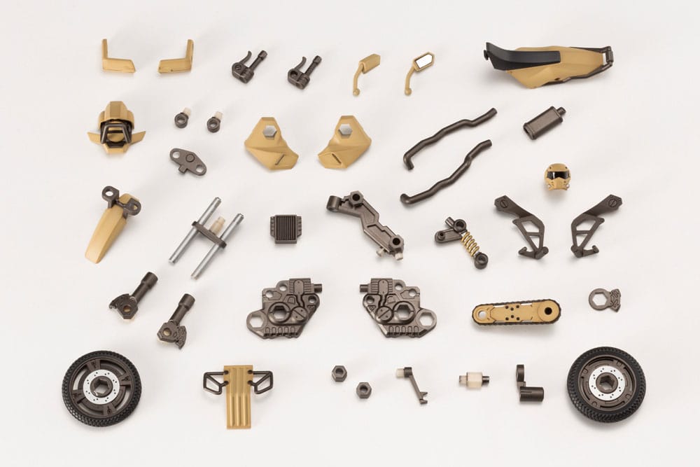 Hexa Gear figurine Plastic Model Kit 1/24 Alternative Cross Rider Desert Color Ver. 10 cm