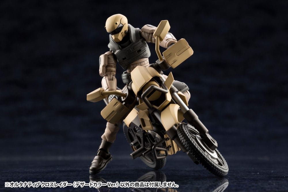 Hexa Gear figurine Plastic Model Kit 1/24 Alternative Cross Rider Desert Color Ver. 10 cm