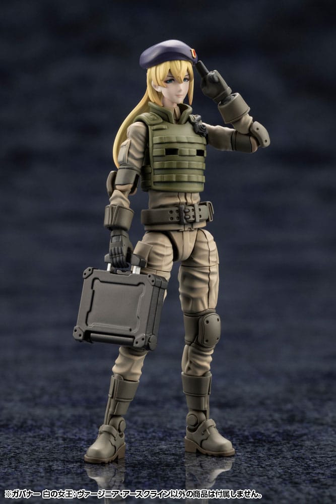 Hexa Gear figurine Plastic Model Kit 1/24 Govenor Queen of White: Virginia Earthcline 8 cm