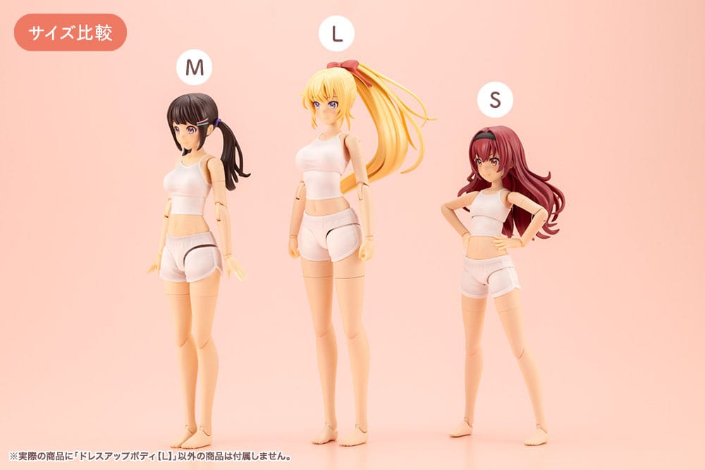 Sousai Shojo Teien accessoires pour figurines 1/10 Dress Up Body Size L