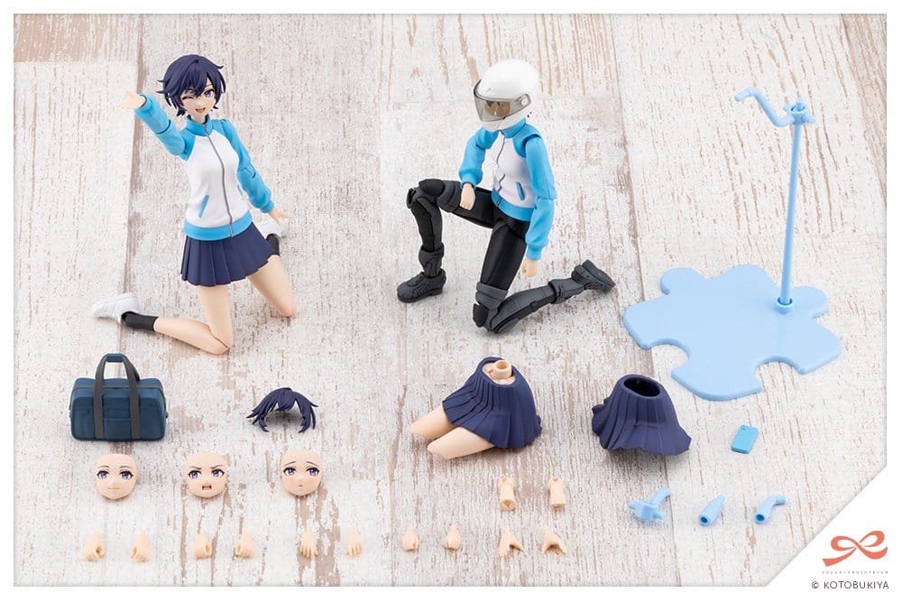 Sousai Shojo Teien figurine Plastic Model Kit 1/10 Rui Saotome Touhou High School Tracksuit 16 cm