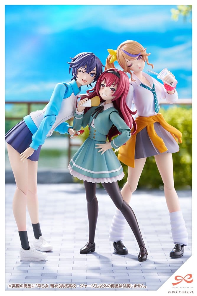 Sousai Shojo Teien figurine Plastic Model Kit 1/10 Rui Saotome Touhou High School Tracksuit 16 cm