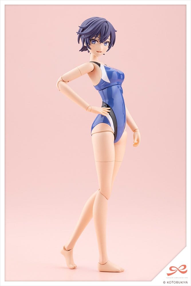 Sousaishojoteien Plastic Model Kit 1/10 Rui Saotome Touou High School Competitive Swimsuit 16 cm